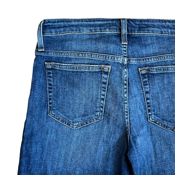 Joe’s Women’s Sz 29 Mid Rise Denim Shorts Bermuda Long Frayed Hem Stretch Jean - Picture 10 of 13